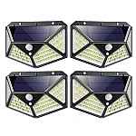 Set 4 Lampi MAX 162 LED 20w Solare cu senzor de miscare si lumina 3 moduri ILUMINARE 