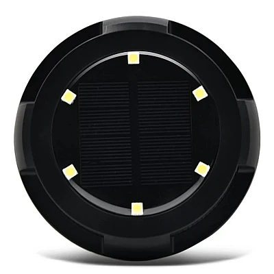 Set 4 lampi subterane de gradina cu panou solar Set 4 lampi subterane de gradina cu panou solar