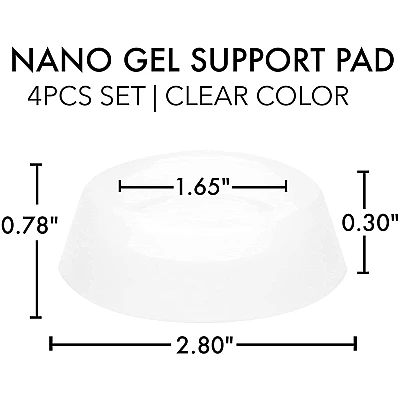 Set 4 picioruse TRANSPARENTE din silicon antivibratie pentru masina de spalat Set 4 picioruse TRANSPARENTE din silicon antivibratie pentru masina de spalat
