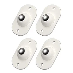 Set 4 rotite pivotante cu adeziv de lipit cu bila din metal