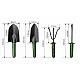 Set 4 unelte pentru gradinarit cu maner verde Set 4 unelte pentru gradinarit cu maner verde