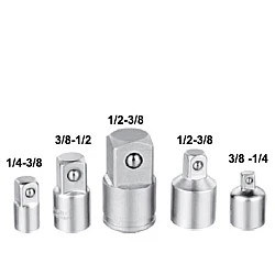 Set 5 Adaptoare CROMATE 1/2  1/4  3/4  3/8 