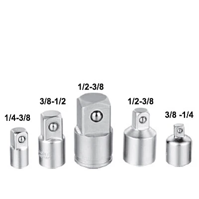 Set 5 Adaptoare CROMATE 1/2 1/4 3/4 3/8 Set 5 Adaptoare CROMATE 1/2 1/4 3/4 3/8