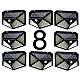 Set 8 Lampi ULTRA 100 LED Solare cu senzor de miscare si lumina 3 moduri ILUMINARE Set 8 Lampi ULTRA 100 LED Solare cu senzor de miscare si lumina 3 moduri ILUMINARE