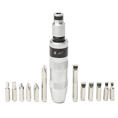 Trusa Surubelnita de impact 14 piese cu 12 biti metalici surubelnita si adaptor Trusa Surubelnita de impact 14 piese cu 12 biti metalici surubelnita si adaptor