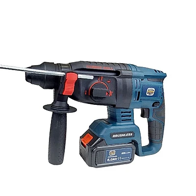 Trusa ciocan rotopercutor German Meister cu 2 acumulatori 36V - 6 ah Trusa ciocan rotopercutor German Meister cu 2 acumulatori 36V - 6 ah