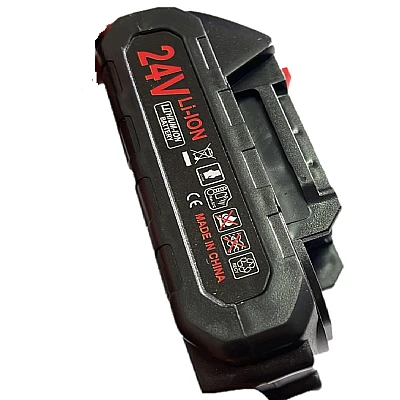 Acumulator 24v cu 2 pini Laterali si mufa de incarcare pentru mini fierastrau drujba Acumulator 24v cu 2 pini Laterali si mufa de incarcare pentru mini fierastrau drujba