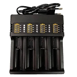 Incarcator MS-484AX 4 Acumulatori 4.2V Li-Ion 18650 cu 4 Porturi la priza 220V 