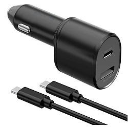 Incarcator auto dublu super rapid (45W+15W) 
