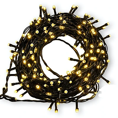Instalatie 20m 300 LED ALB CALD Instalatie 20m 300 LED ALB CALD