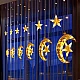 UB Instalatie 3m 12 Stelute + Luna LED Alb Cald tip ghirlanda