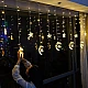 UB Instalatie 3m 12 Stelute + Luna LED Alb Cald tip ghirlanda