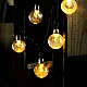 UB UB Instalatie 30 GLOBULETE LED aspect Cristal, Alb Cald 5m