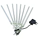 Instalatie cu 8 Meteoriti 144 LED 50cm Tub luminos Albastru Instalatie cu 8 Meteoriti 144 LED 50cm Tub luminos Albastru