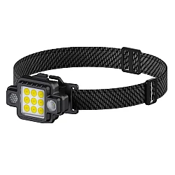 Lanterna de cap 9 LED COB/XPG KL533 5W 1000lm  USB magnet