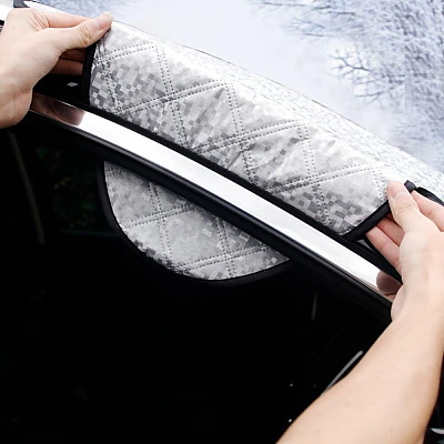 Husa Parbriz Premium cu prindere pe oglinzi si semnalizari reflectorizante 185x97cm Husa Parbriz Premium cu prindere pe oglinzi si semnalizari reflectorizante 185x97cm