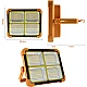 Lampa solara portabila de lucru functie incarcator 336 Leduri reincarcabila 500W temperatura 6500K Portocalie Lampa solara portabila de lucru functie incarcator 336 Leduri reincarcabila 500W temperatura 6500K Portocalie