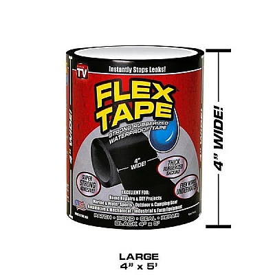 2 x Banda Flex Tape Adeziva 4 " reparatoara rezistenta 2 x Banda Flex Tape Adeziva 4 " reparatoara rezistenta