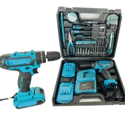 Trusa Bormasina Autofiletanta si Percutie 2 Acumulatori 48V 5Ah + 30 Accesorii MDHL LY