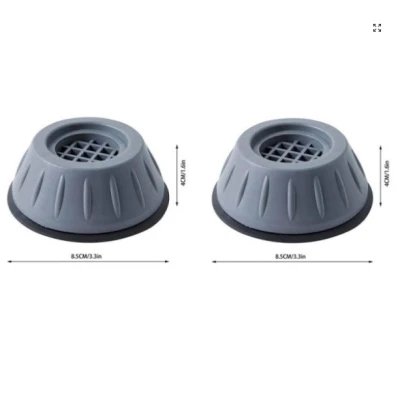 2 x Set 4 picioare tip tampoane anti-zgomot  antiderapante tip suport pentru masina de spalat cu VENTUZA MD