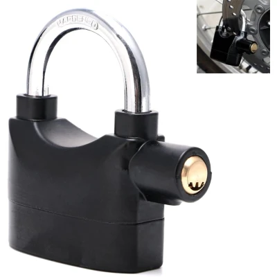 Lacat cu Alarma Puternica Aliaj Aluminiu 110dB