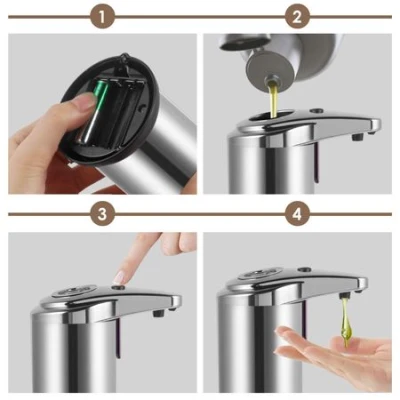 Dozator - Dispenser Inox de sapun Lichid cu senzor BS