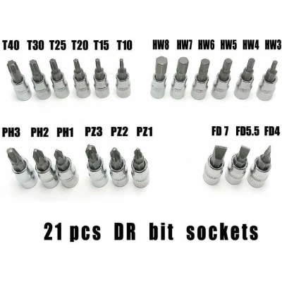 Trusa 46 Piese chei tubulare si biti