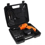 Trusa Surubelnita Electrica cu Acumulator 47 Piese 4.8V 200RPM DCTools