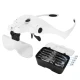 Ochelari cu 5 LUPE 2 LED 9892B2C Incarcare USB