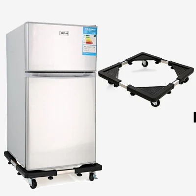 Suport NEGRU Mic Reglabil cu Roti pentru Electrocasnice