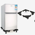 Suport NEGRU reglabil cu roti pentru electrocasnice