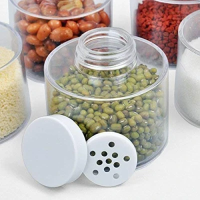 TURN condimente Spice Tower ce include 6 recipiente  transparent