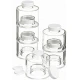 TURN condimente Spice Tower ce include 6 recipiente  transparent