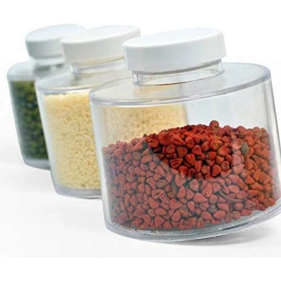 TURN condimente Spice Tower ce include 6 recipiente  transparent