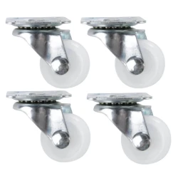 4 X Roti Albe MEDII 75mm Pivotante Albe ROTILE