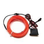 Banda Led 12v Neon Rosie Auto Droser Putere 5w Fir 2 Metri