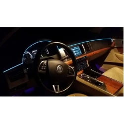 Banda Led Neon Albastra 12V Auto Droser Putere 5w FIR 2 Metri OF
