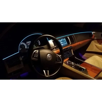 Banda Led Neon Albastra 12V Auto Droser Putere 5w FIR 2 Metri OF