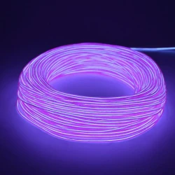 Banda Neon MOV 12V AUTO Droser Putere 5w FIR Led 2 metri