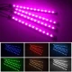 Benzi Ambientale 12LED Auto 8 Culori Telecomanda