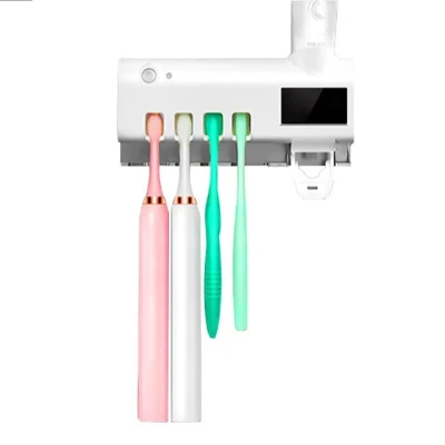 UB Dozator pentru pasta de dinti cu sterilizator UV pentru periute