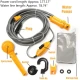 Dus Portabil AUTO pentru Camping cu Pompa de Apa  alimentare 12V + accesorii