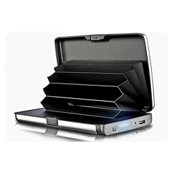 E-Charge Wallet MOV Portofel Carduri si Incarcator Baterie Externa 2in1