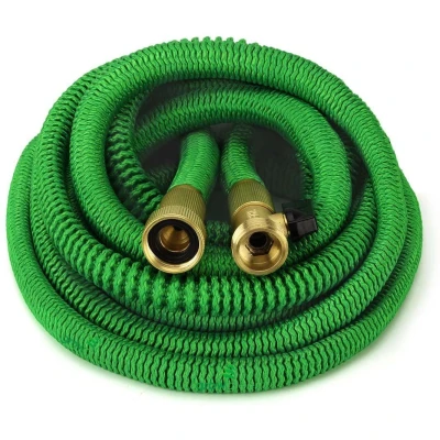 Furtun extensibil pentru gradina SUPER HOSE  25 FT = 7.5m VERDE