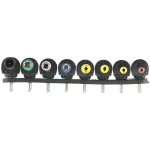 Incarcator Laptop Auto + Priza cu 8 MUFE Universale 12v / 220v 