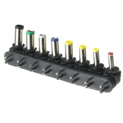 Incarcator Laptop Auto + Priza cu 8 MUFE Universale 12v / 220v  AX