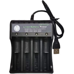 Incarcator MS-5D84A4 Acumulatori 4.2V Li-Ion 18650 cu 4 Porturi la USB AX