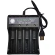 Incarcator MS-5D84A4 Acumulatori 4.2V Li-Ion 18650 cu 4 Porturi la USB AX