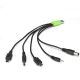 Kit solar GD-Lite 8017 dotat cu dispozitive USB cu 3 becuri LED + acumulator de mare capacitate