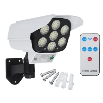 Lampa Solara tip Camera 77LED SMD Senzor de LUMINA + Telecomanda